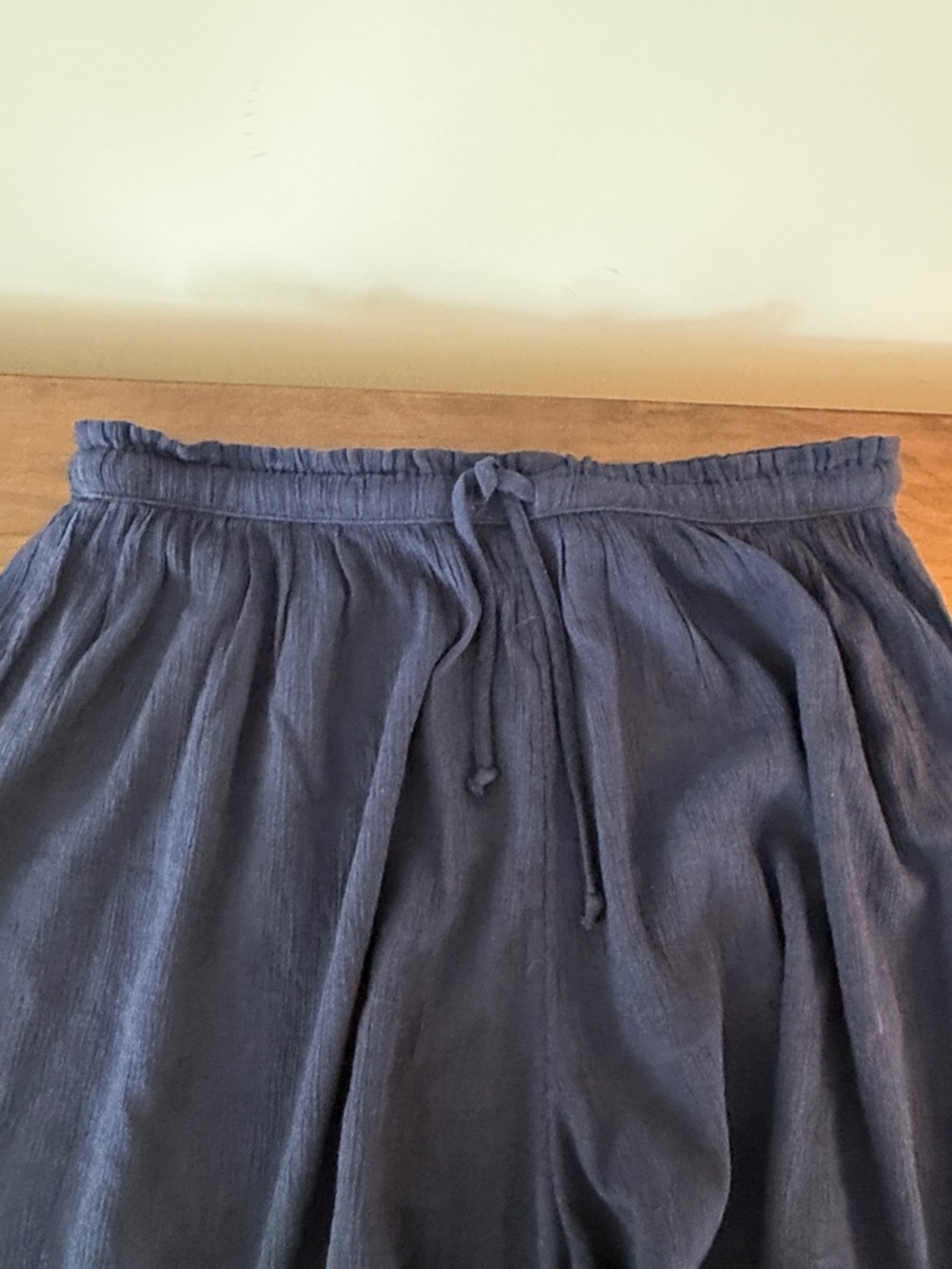 aerie Navy Blue Crochet Trim Lounge Shorts - Picture 5 of 6